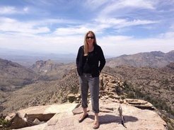 Karen Chandross at Mt. Lemon, AZ